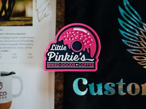 Custom accessories — bags, patches, keychains