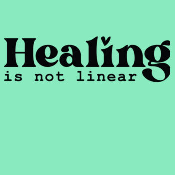 Healing is not Linear - Women's Flowy Racerback Tank Design