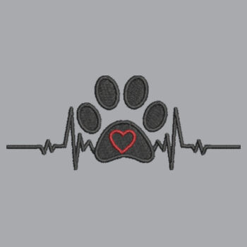 Paw Print on your Heart  Design
