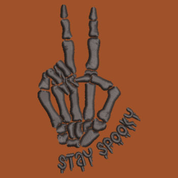 Stay Spooky Embroidered Sweatshirt Design